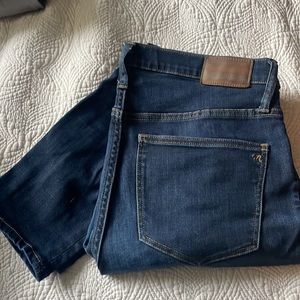 Madwell 9" mid-rise skinny dark jeans